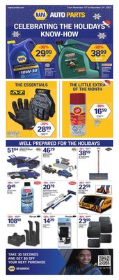 Automotive offers | Flyer in NAPA Auto Parts | 2023-11-13 - 2023-12-31