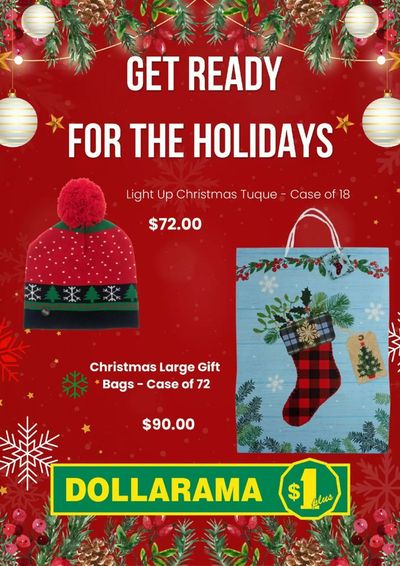 Grocery offers in Montreal | Get Ready For The Holidays in Dollarama | 2023-11-27 - 2023-12-27