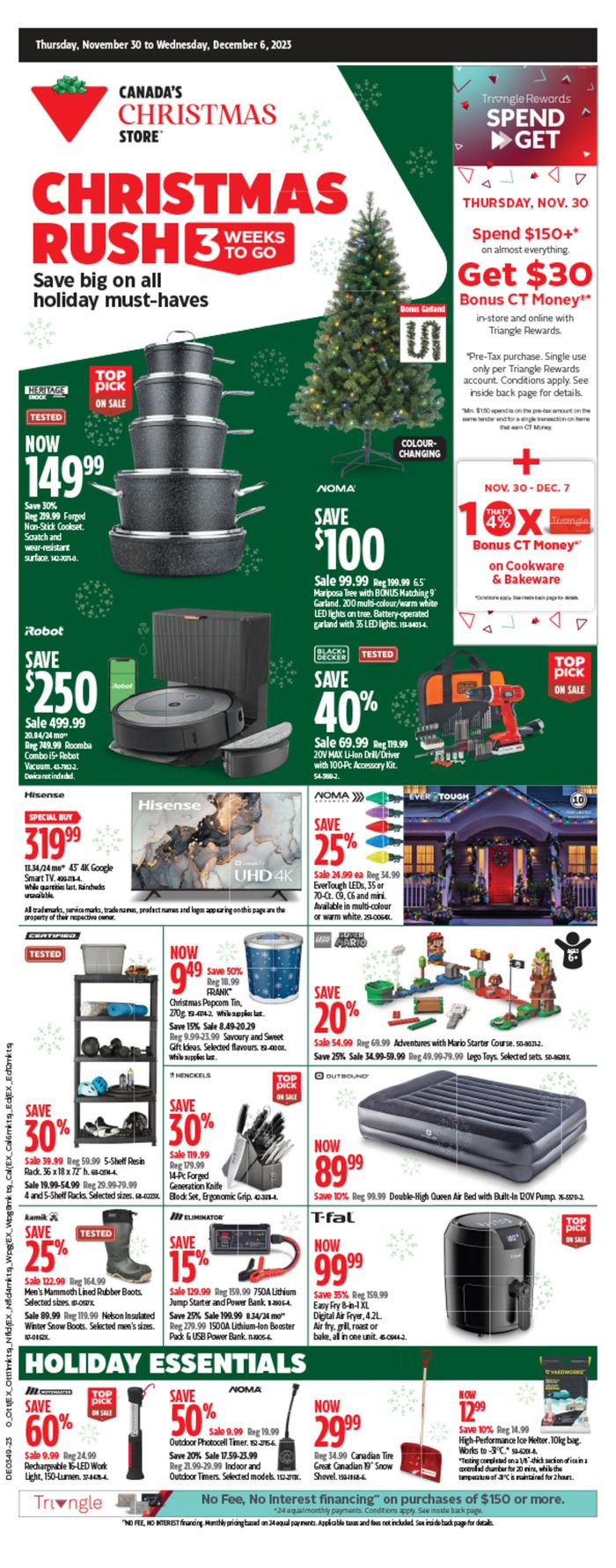 Canadian Tire catalogue in Calgary | Canadian Tire weekly flyer | 2023-11-30 - 2023-12-06
