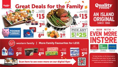 Quality Foods catalogue | Quality Foods Great Deals for the Family | 2023-12-01 - 2023-12-03