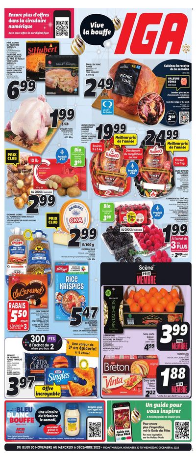 Grocery offers in Montreal | Quebec in IGA | 2023-11-30 - 2023-12-06
