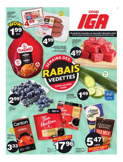 Grocery offers in Montreal | Iles-de-la-Madeleine in IGA | 2023-11-30 - 2023-12-06