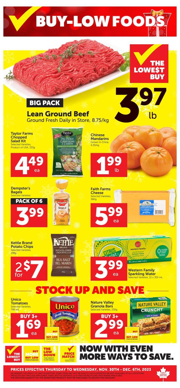 Buy-Low Foods catalogue in Vancouver | Weekly Ad | 2023-11-30 - 2023-12-06