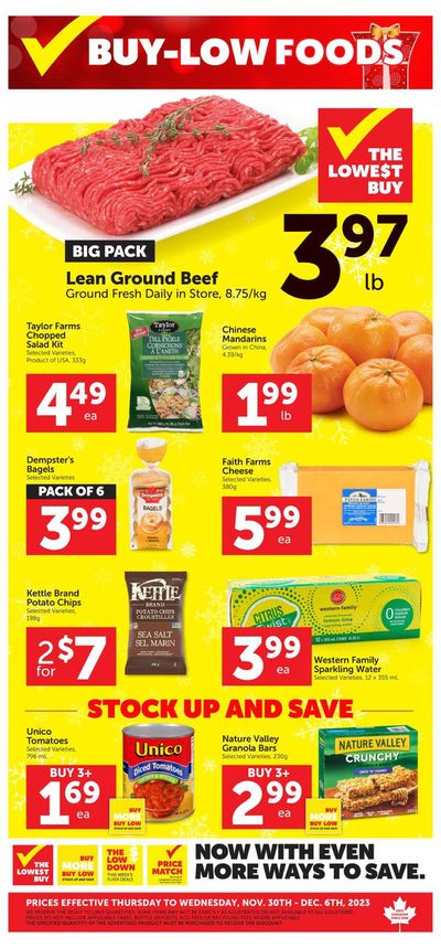 Buy-Low Foods catalogue | Weekly Ad | 2023-11-30 - 2023-12-06