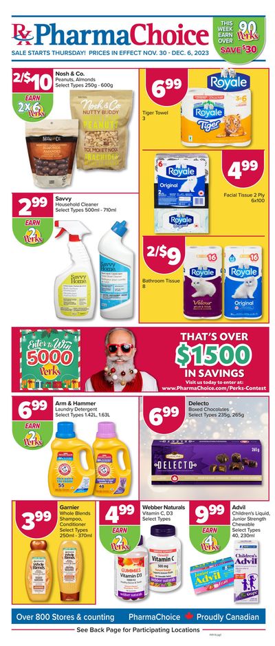 Pharmacy & Beauty offers in Ottawa | PharmaChoice Weekly ad in PharmaChoice | 2023-12-01 - 2023-12-06