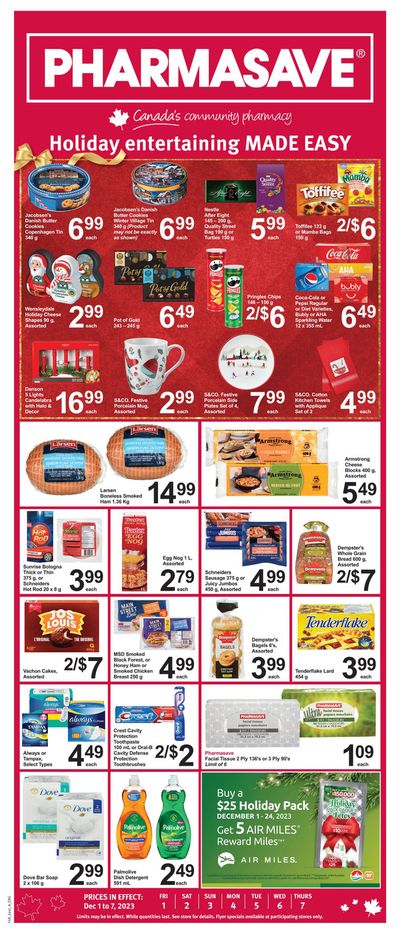 Pharmacy & Beauty offers in Vancouver | Pharmasave weekly flyer in Pharmasave | 2023-12-01 - 2023-12-07