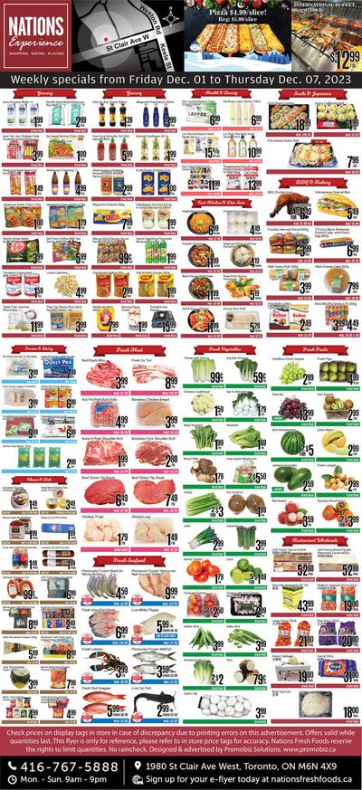 Nations Fresh Foods catalogue | Weekly special Nations Fresh Foods | 2023-12-01 - 2023-12-07