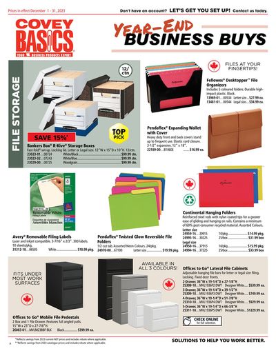 Covey Basics catalogue | Year End Business Buys | 2023-12-04 - 2023-12-31