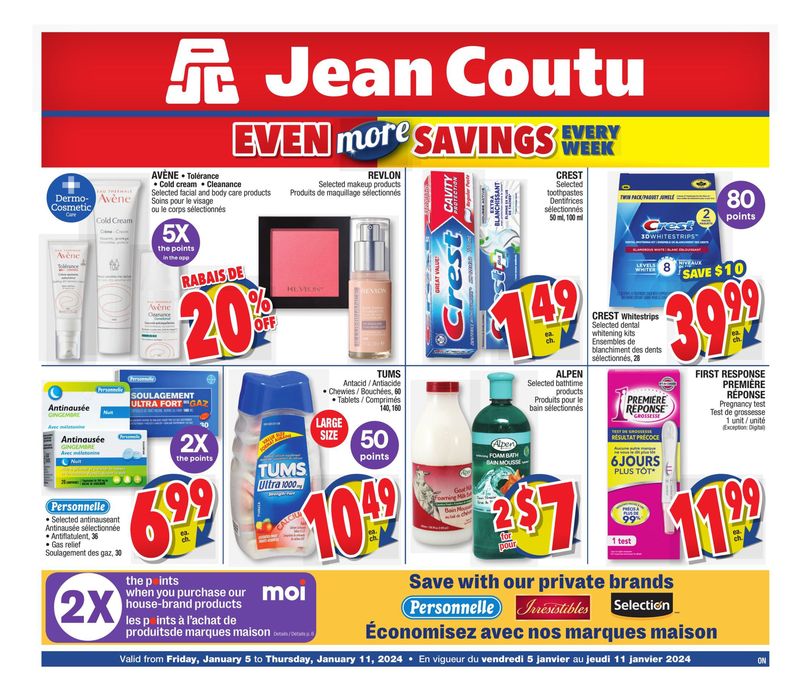 Jean Coutu TracadieSheila 3500 Principale Street Flyers & Phone