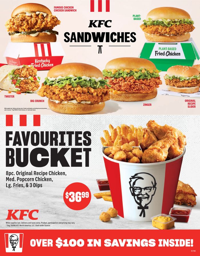 KFC catalogue | KFC NEW MENU | 2024-01-16 - 2024-03-24