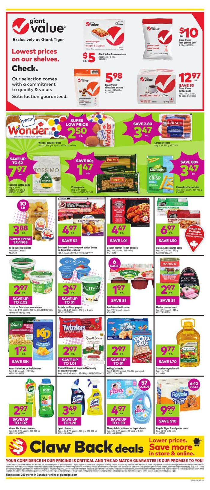 Giant Tiger Fredericton 1160 Smythe Street Flyers & Opening hours