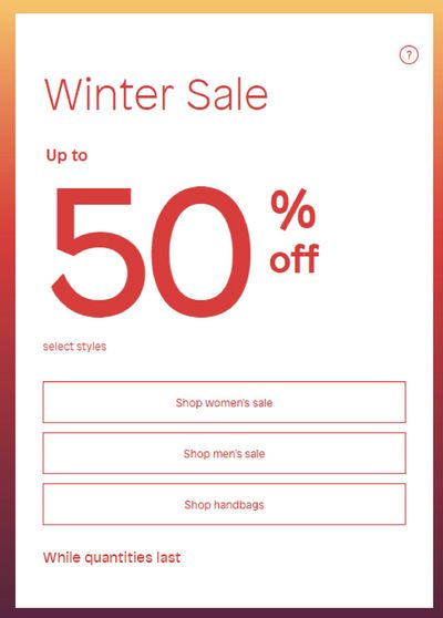 Clothing, Shoes & Accessories offers in Edmonton | Winter Sale Up To 50% Off in ALDO | 2024-01-30 - 2024-02-29