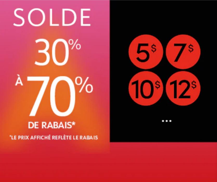 Aubainerie catalogue | Solde 30% A 70% De Rabais | 2024-01-30 - 2024-02-29