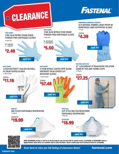 Fastenal catalogue | Fastenal February Clearance Flyer | 2024-02-02 - 2024-02-29