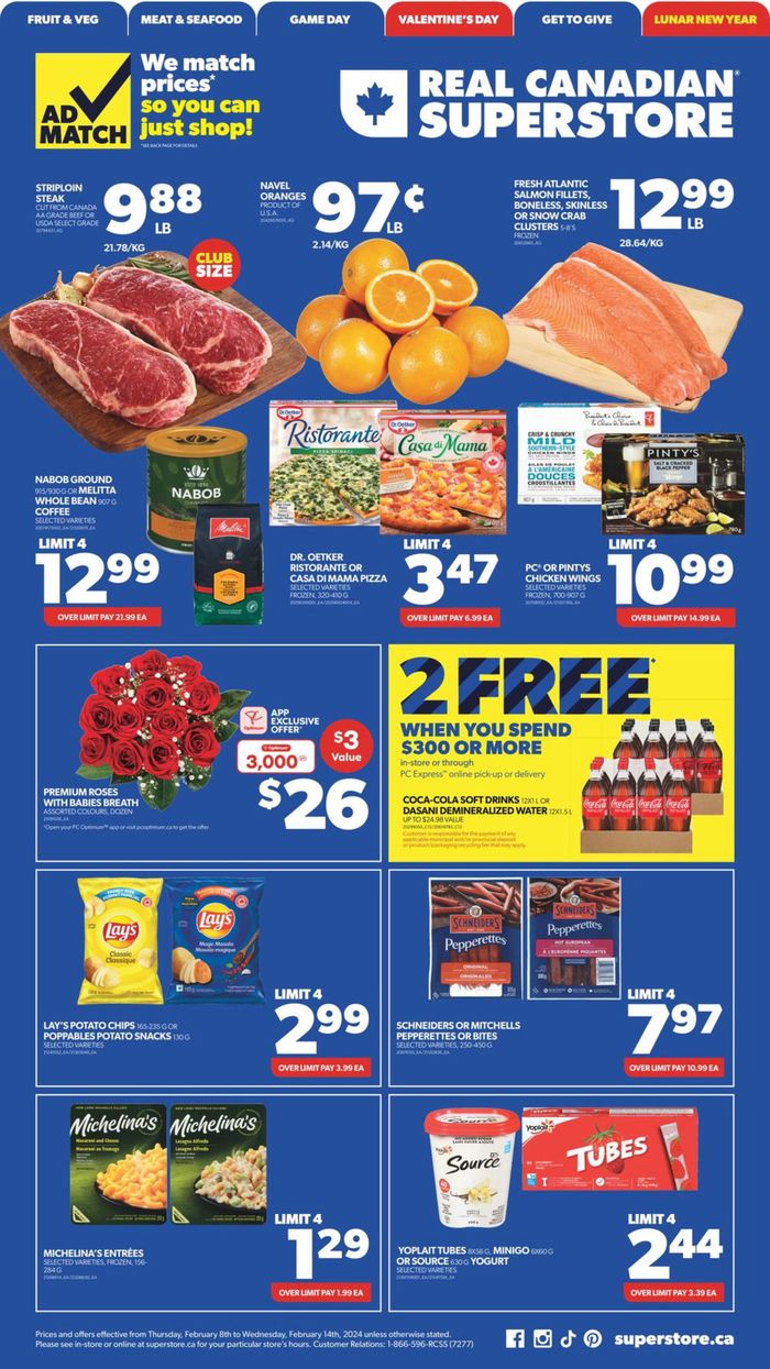 Real Canadian Superstore Kelowna 2280 Baron Rd Flyers & Opening