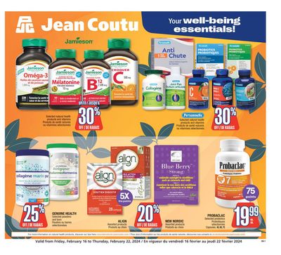 Jean Coutu catalogue | Your Well-Being Essentials | 2024-02-16 - 2024-02-22