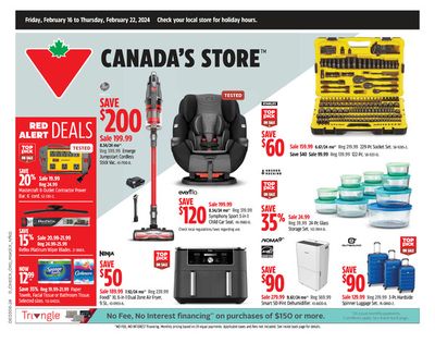 Canadian Tire catalogue in Fredericton | Red Alert Deals | 2024-02-16 - 2024-02-22