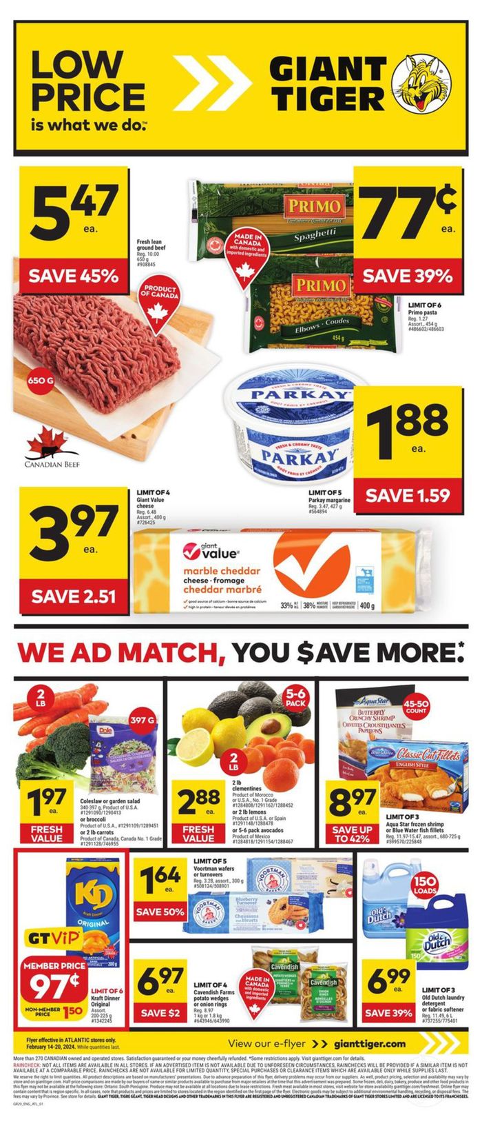 Giant Tiger Fredericton 1160 Smythe Street Flyers & Opening hours