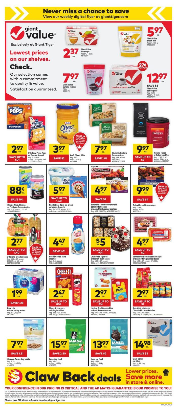 Giant Tiger Fredericton 1160 Smythe Street Flyers & Opening hours