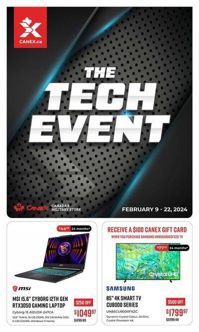 Electronics offers in Winnipeg | The Tech Event in Canex | 2024-02-14 - 2024-02-22