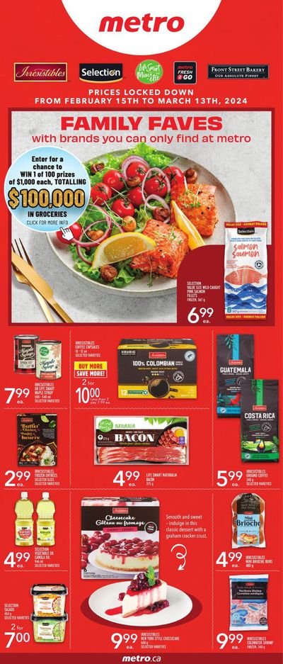 Grocery offers in Toronto | Metro Family Faves in Metro | 2024-02-15 - 2024-03-13