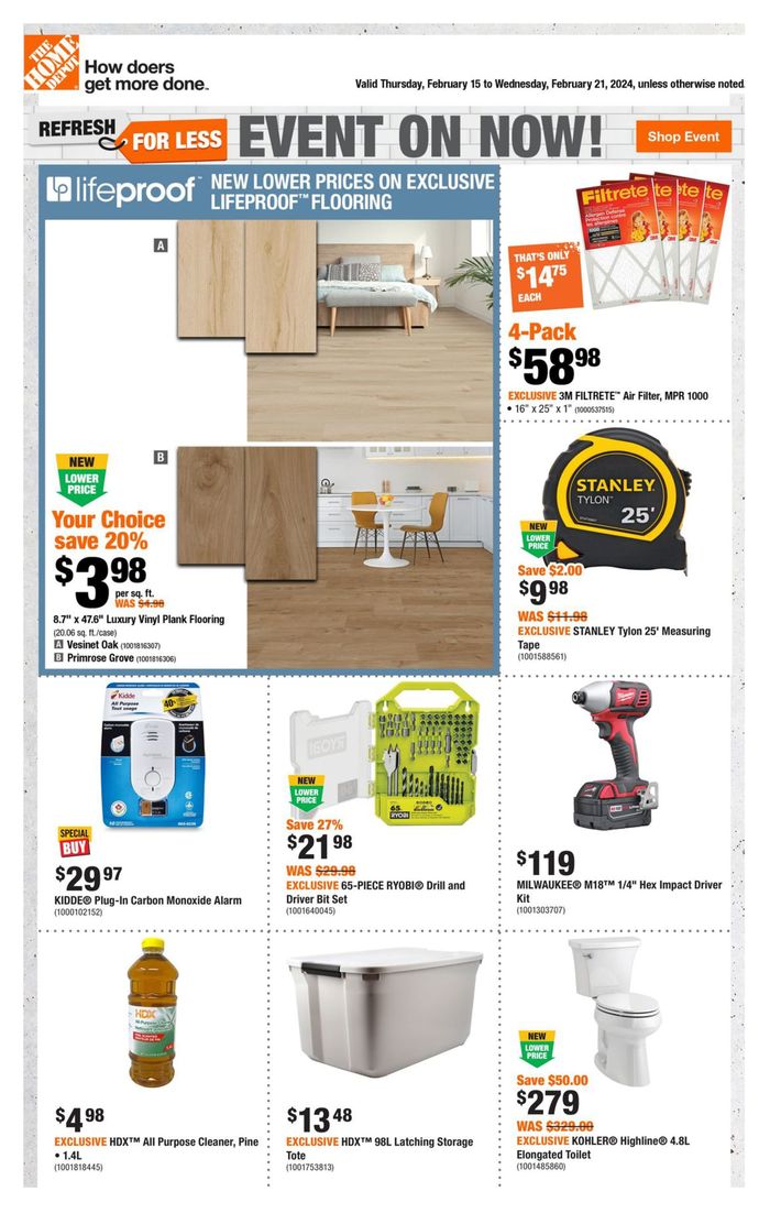 Home Depot Burlington 3050 Davidson Court Flyers & Phone numbers