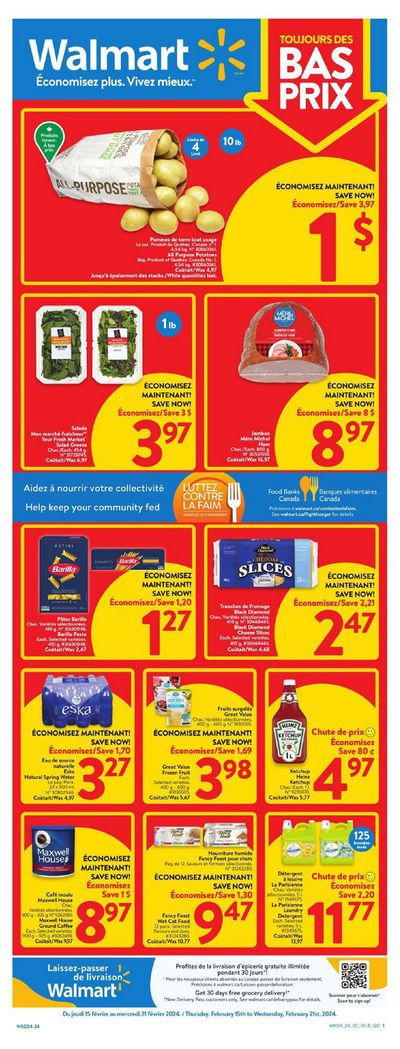 Walmart catalogue in St. John's | Toujours Des Bas Prix | 2024-02-15 - 2024-02-22