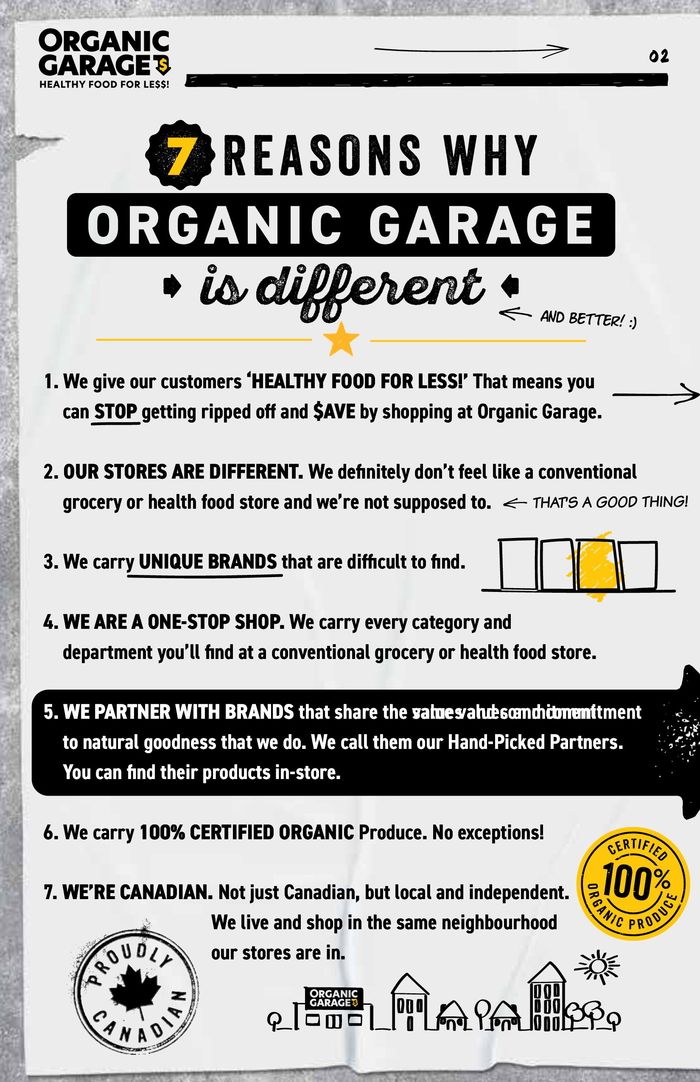 Organic Garage catalogue in Oakville | Healthy Food For Less | 2024-02-15 - 2024-02-28