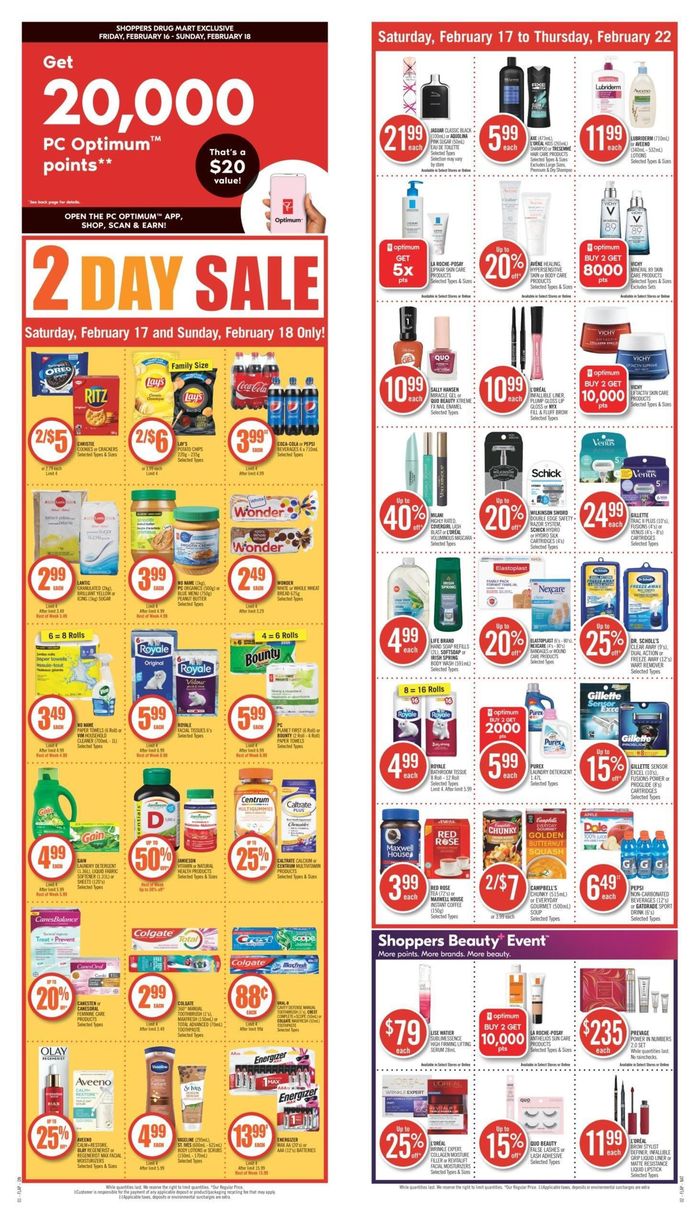 Shoppers Drug Mart catalogue in Richmond Hill | Weekly Flyer | 2024-02-17 - 2024-02-22