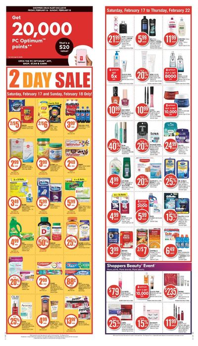 Grocery offers in Hamilton | Weekly Flyer in Shoppers Drug Mart | 2024-02-17 - 2024-02-22