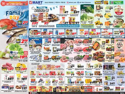 Grocery offers in Calgary | Family Day Flyer in Hmart | 2024-02-16 - 2024-02-22