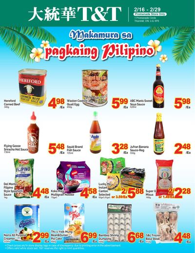 T&T Supermarket catalogue in Mississauga | Pagkaing Pilipino | 2024-02-16 - 2024-02-29
