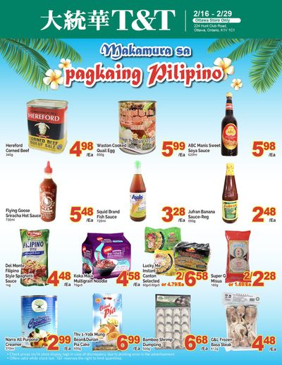 T&T Supermarket catalogue | pagkaing pilipino | 2024-02-16 - 2024-02-29