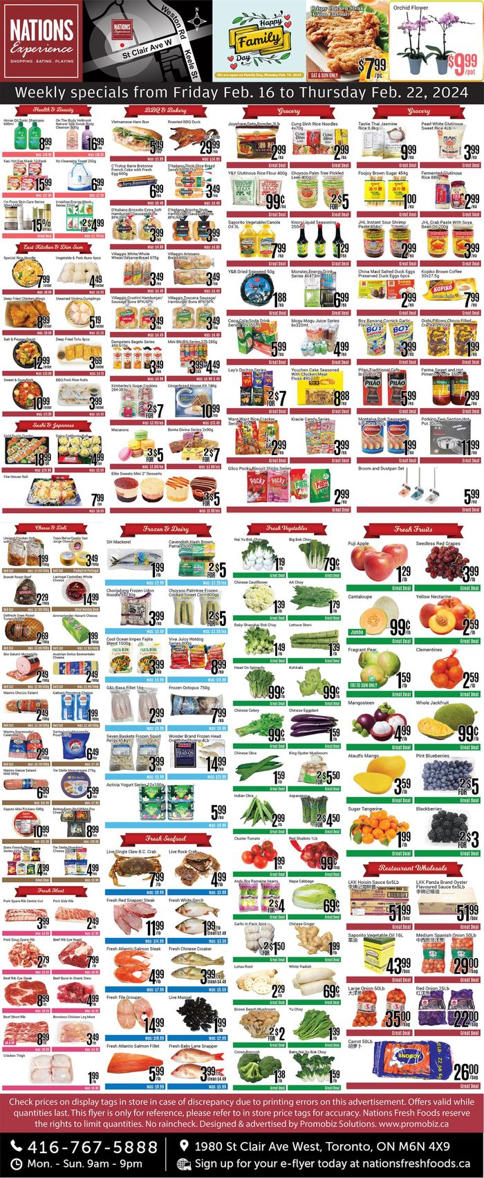 Nations Fresh Foods catalogue | Nations Fresh Foods Family Day | 2024-02-16 - 2024-02-22