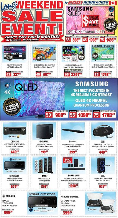 2001 Audio Video catalogue in Vaughan | Weekend Sale Event | 2024-02-16 - 2024-02-26