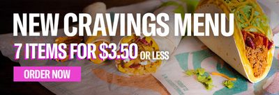 Restaurants offers in Calgary | New Cravings Menu in Taco Bell | 2024-02-19 - 2024-03-19