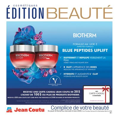 Pharmacy & Beauty offers in Montreal | Cosmetiques Edition Beaute in Jean Coutu | 2024-02-22 - 2024-03-06
