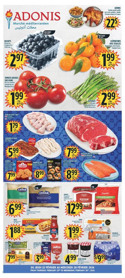 Grocery offers in Gatineau | Adonis Marche Mediterraneen in Marché Adonis | 2024-02-22 - 2024-02-28
