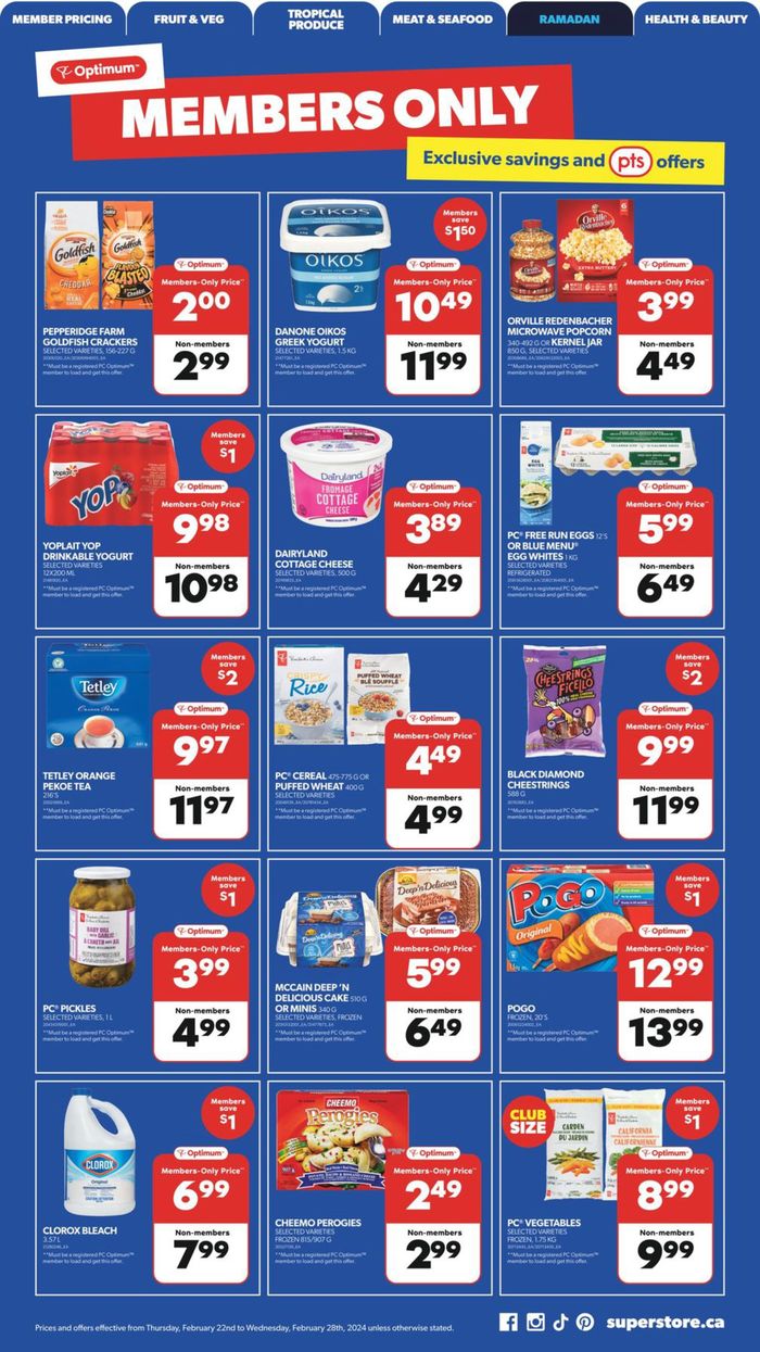 Real Canadian Superstore catalogue in Calgary | Ad Match | 2024-02-22 - 2024-02-28
