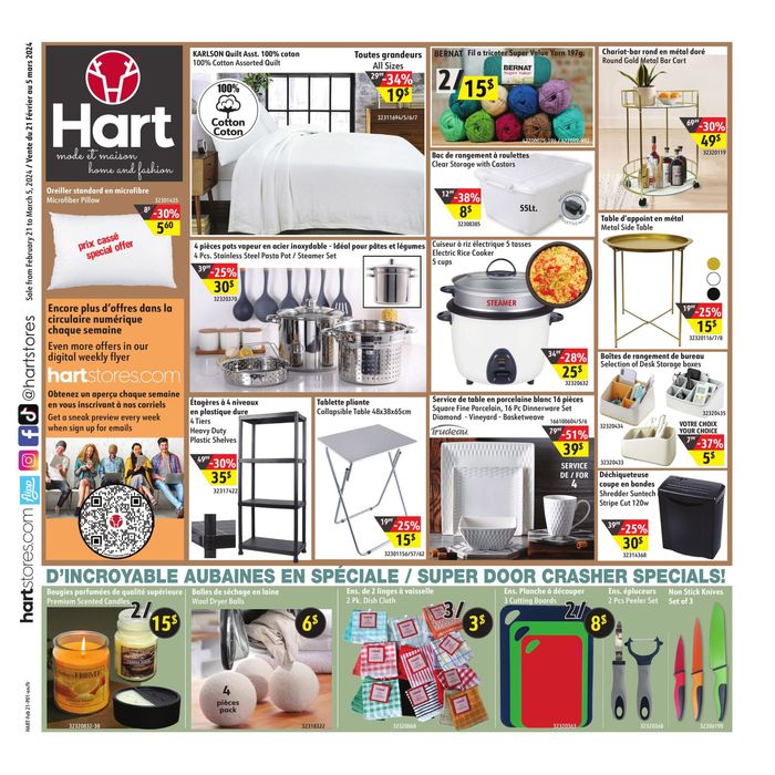 Hart catalogue in Gatineau | Super Door Crasher Specials | 2024-02-21 - 2024-03-05