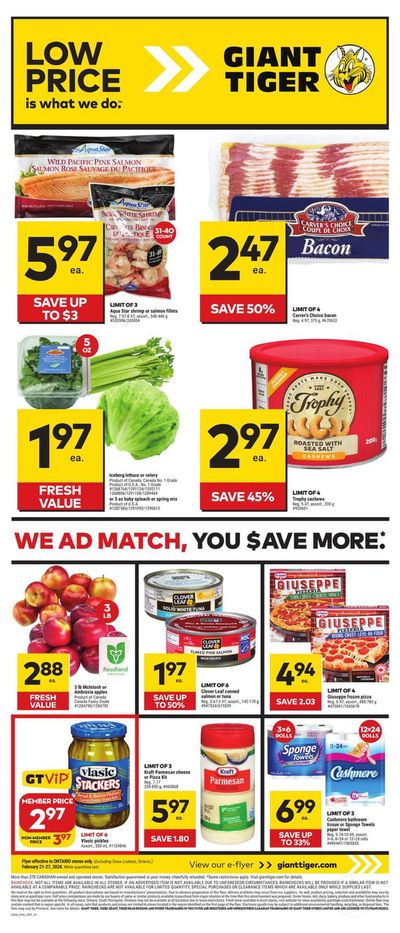 Grocery offers in Hamilton | Giant Tiger Ontario in Giant Tiger | 2024-02-21 - 2024-02-27