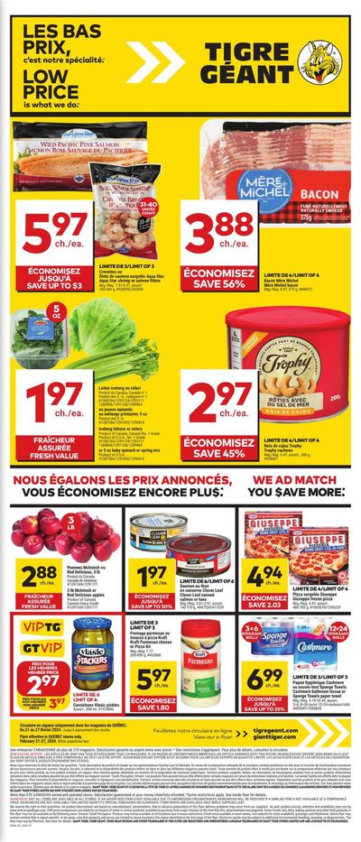 Giant Tiger catalogue in Laval | Giant Tiger Quebec Store | 2024-02-21 - 2024-02-27