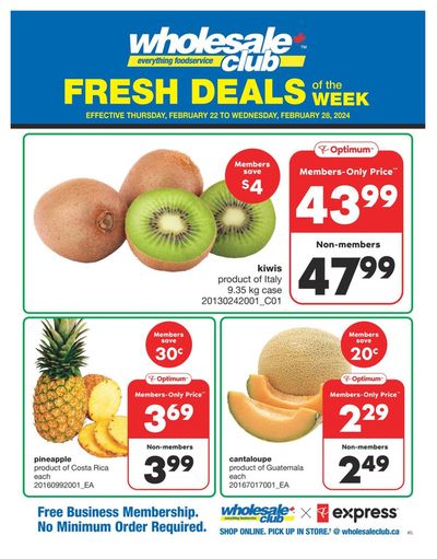 Grocery offers in Mississauga | Fresh Deals in Wholesale Club | 2024-02-22 - 2024-02-28