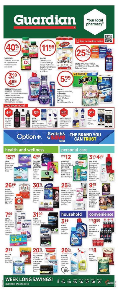 Pharmacy & Beauty offers in Edmonton | Switch & Save Event in Guardian Pharmacy | 2024-02-22 - 2024-02-29