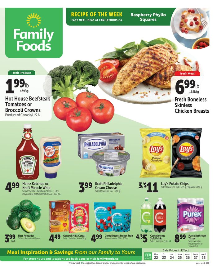 Family Foods catalogue in Winnipeg | Family Foods weekly flyer | 2024-02-22 - 2024-02-28