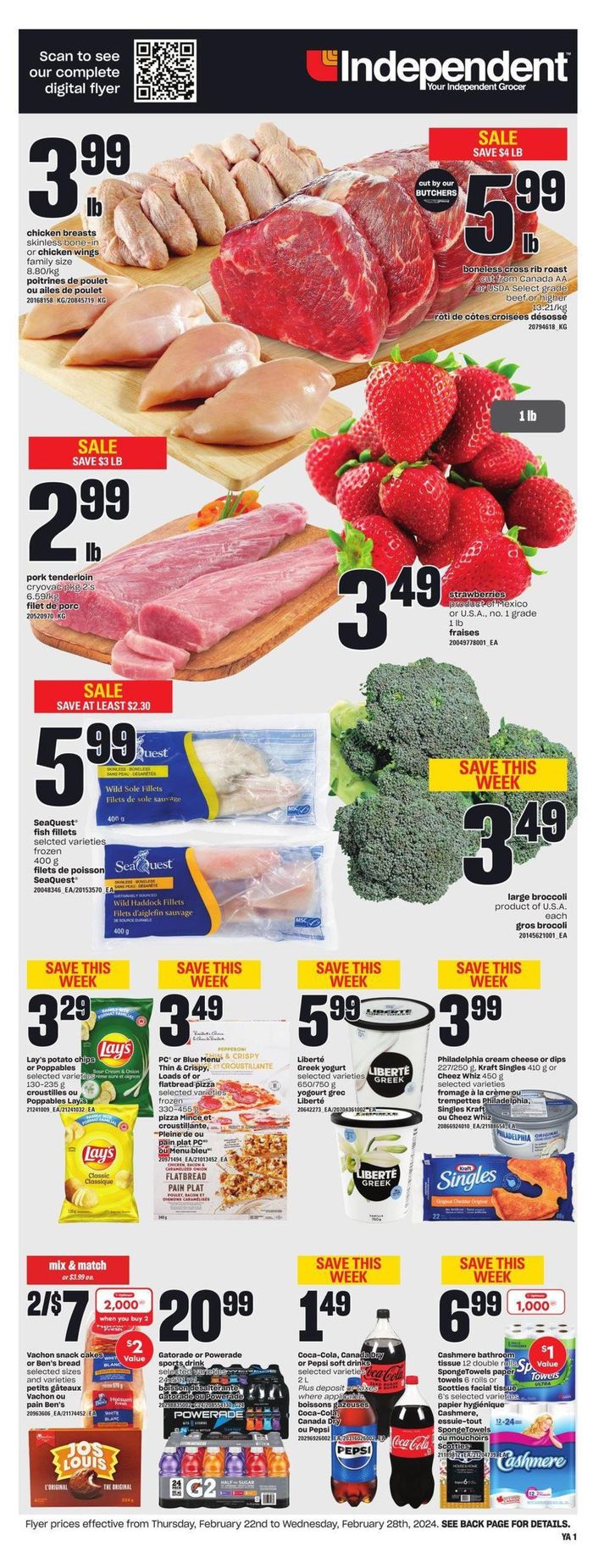 Independent Grocer catalogue in Edmonton | More Offers More Points | 2024-02-22 - 2024-02-28