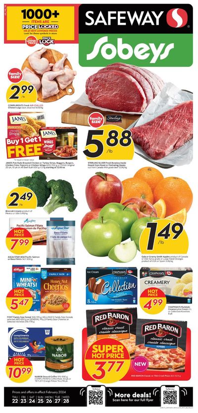 Sobeys catalogue in Clarenville | Sobeys Price Locked | 2024-02-22 - 2024-02-28