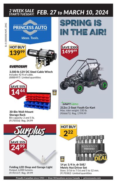 Garden & DIY offers in Richmond Hill | Spring Is In The Air in Princess Auto | 2024-02-27 - 2024-03-10