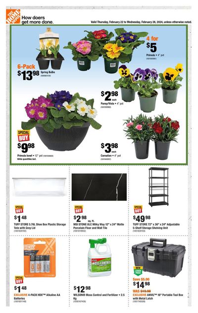 Home Depot catalogue in Duncan | How Doers Get More Done | 2024-02-22 - 2024-02-28
