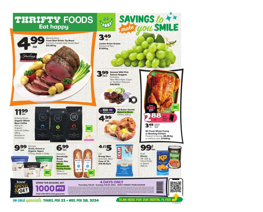Thrifty Foods catalogue in Nanaimo | Savings To Make You Smile | 2024-02-22 - 2024-02-28